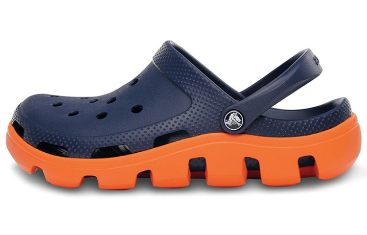 Crocs Duet Beach Sandals Blue Orange 11991-487