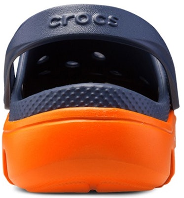 Crocs Duet Beach Sandals Blue Orange 11991-487 Lookbook Crocs Duet Beach Sandals Blue Orange 11991-487