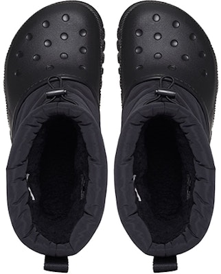 Crocs卡駱馳 螺旋暖靴 短筒 雪地靴 男女同款 黑色 Shop Crocs卡駱馳 螺旋暖靴 短筒 雪地靴 男女同款 黑色