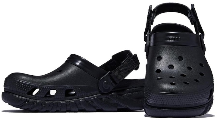 Crocs Duet Max Clog ''Zwart op Zwart'' 208776-001 Shop Crocs Duet Max Clog ''Zwart op Zwart'' 208776-001