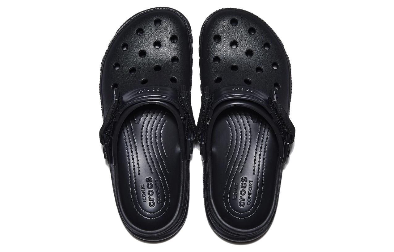 Details for Crocs Duet Max Clog ''Zwart op Zwart'' 208776-001