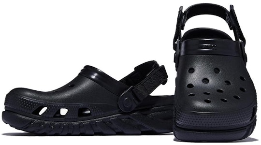 Crocs卡駱馳 DUET MAX CLOG 運動風格柔軟舒適 洞洞鞋 男女同款 純黑色 Lookbook Crocs卡駱馳 DUET MAX CLOG 運動風格柔軟舒適 洞洞鞋 男女同款 純黑色