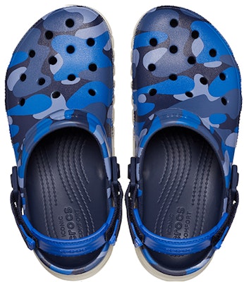 Crocs Duet Max II 2 Camo Redux Clog 'Navy Stucco' 209192-46K Shop Crocs Duet Max II 2 Camo Redux Clog 'Navy Stucco' 209192-46K
