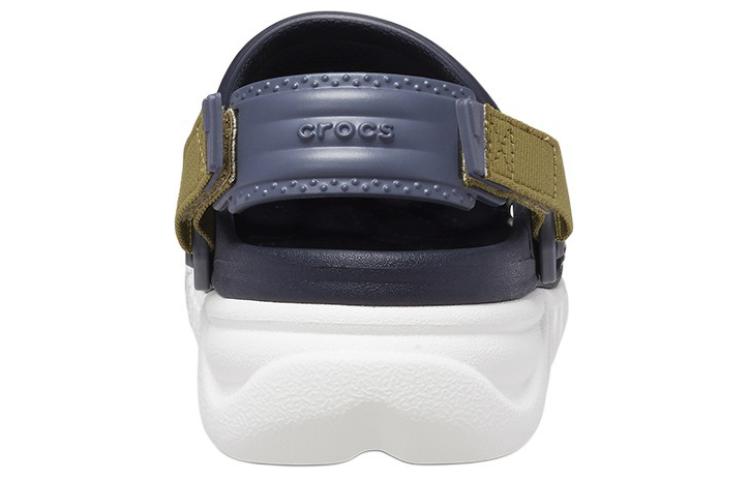 Shop Crocs Duet Max II Clogs 'Navy White' Sepatu Sandal Biru Putih 208776-4LH