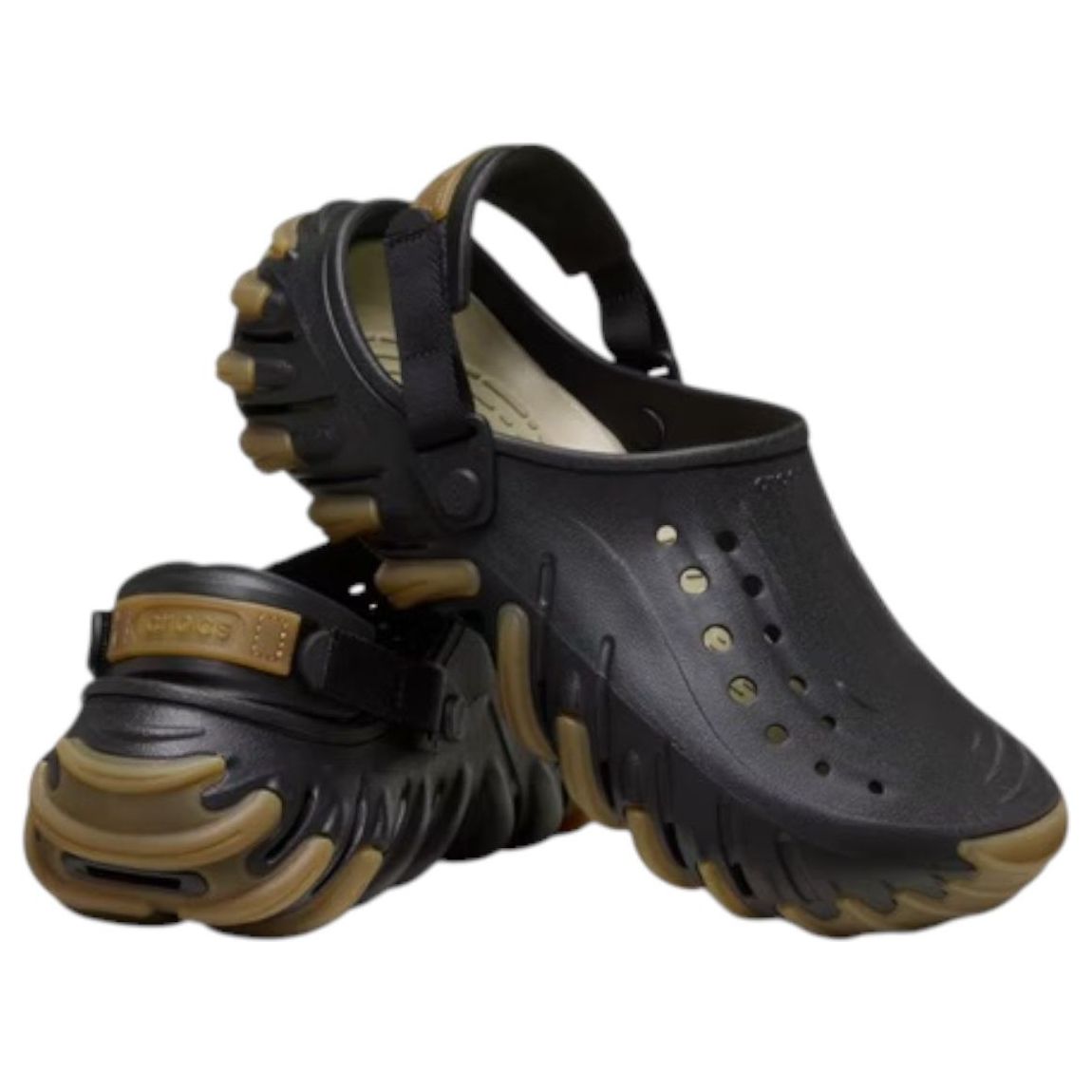 Shop Crocs Echo Klomp ''Zwart Gum'' 211675-001
