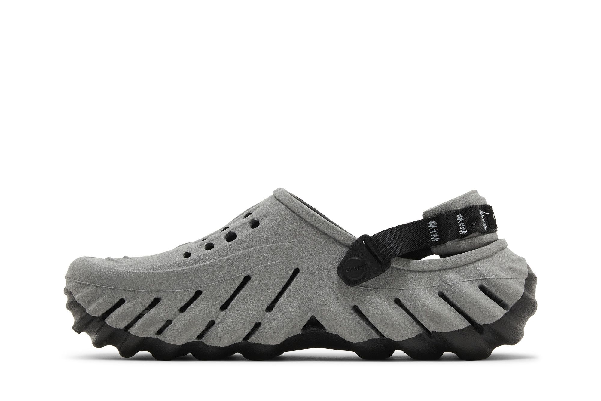 Shop Crocs Echo Clog 'Hitam Reflektif' 208795-0WN