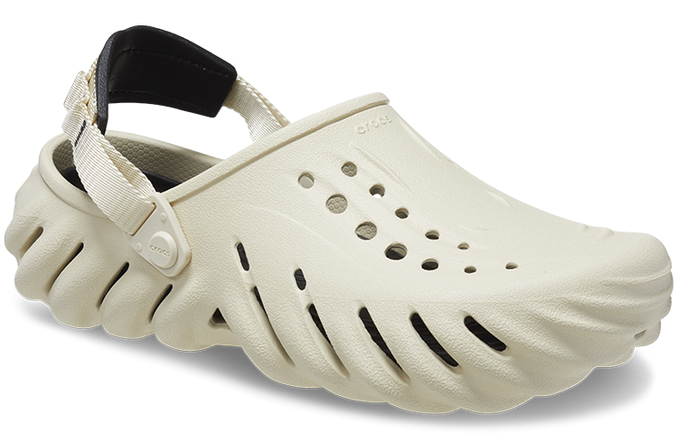 Shop Crocs Echo Clog 'Tulang Hitam Beige' 207937-2YJ