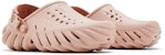Crocs Echo Clog 'Pink Clay' Tanah Liat Merah Jambu 207937-6TY
