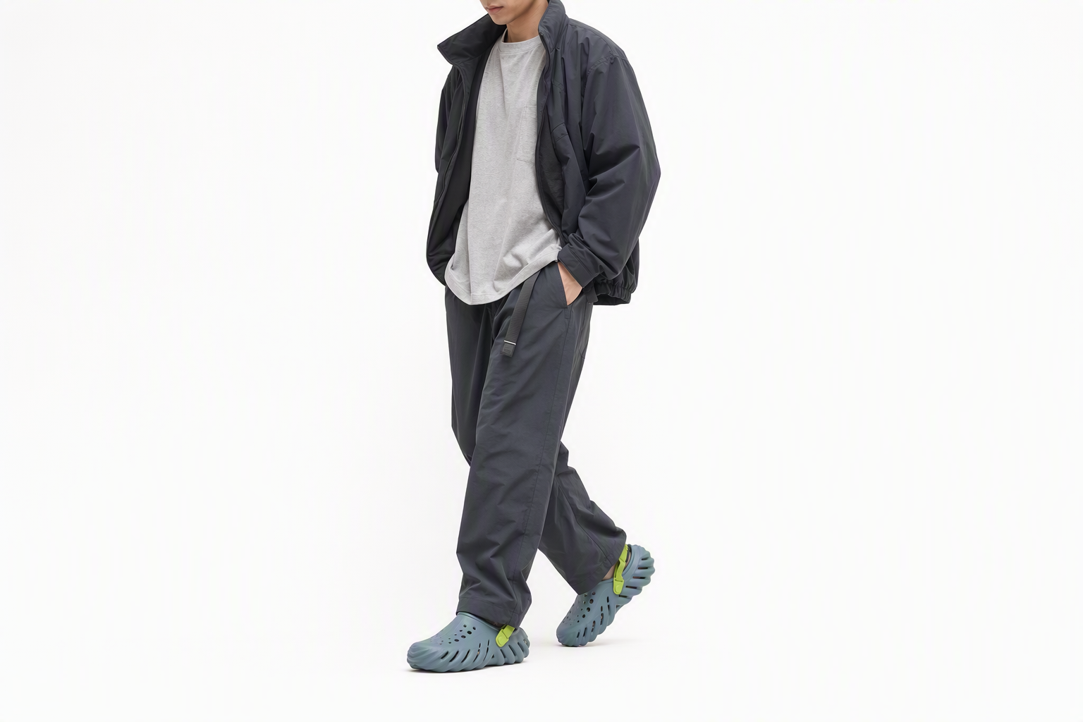 Order Crocs Echo 洞洞鞋 藍綠色 207937-3YO