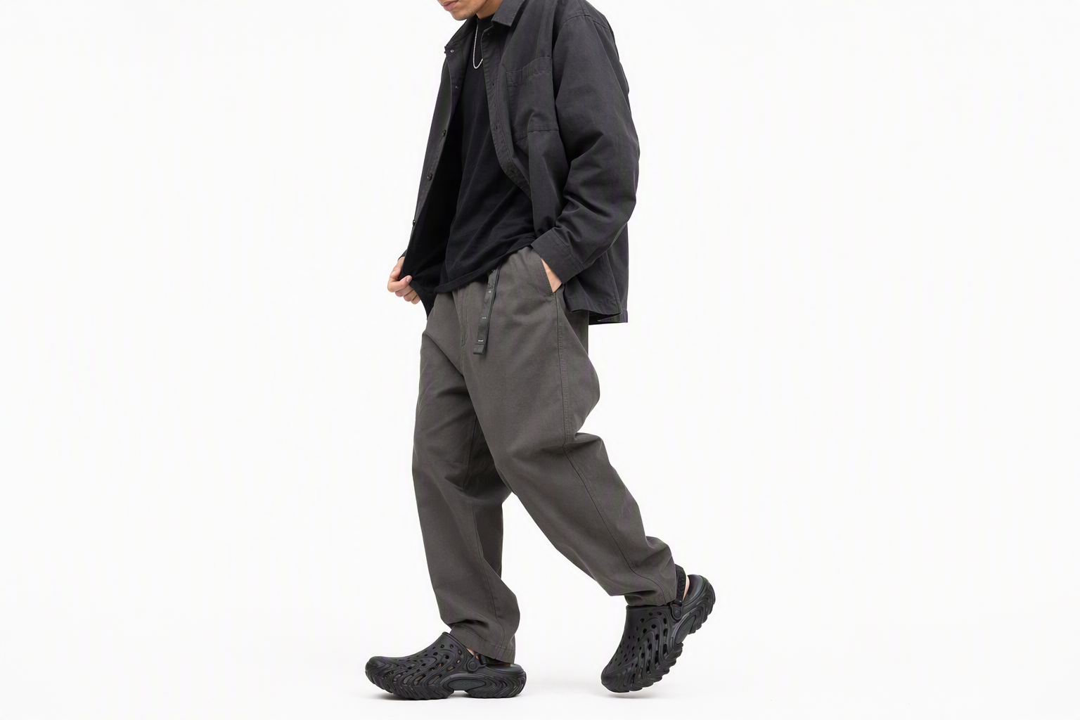 Order Crocs Echo II Chrome 黑色鞋 213780-0TK