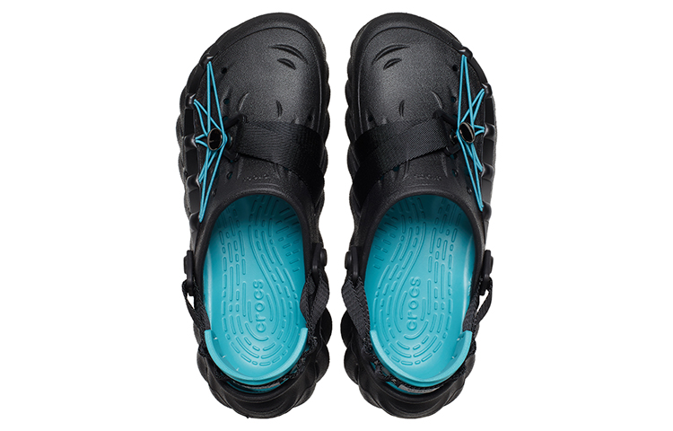 Purchase Crocs Echo 反光鞋带便鞋 '黑色青蓝' 210004-001
