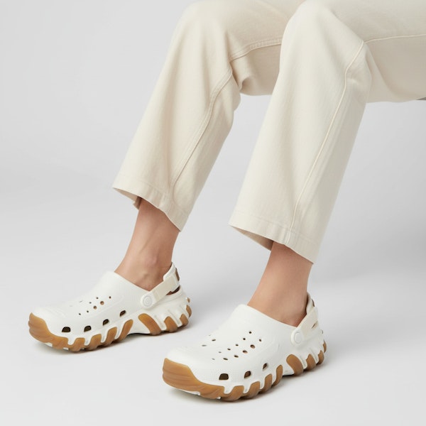 Crocs Echo RO Clog ''Gum - Chalk'' Kasut Selipar Trendy. 211675-0WV Order Crocs Echo RO Clog ''Gum - Chalk'' Kasut Selipar Trendy. 211675-0WV