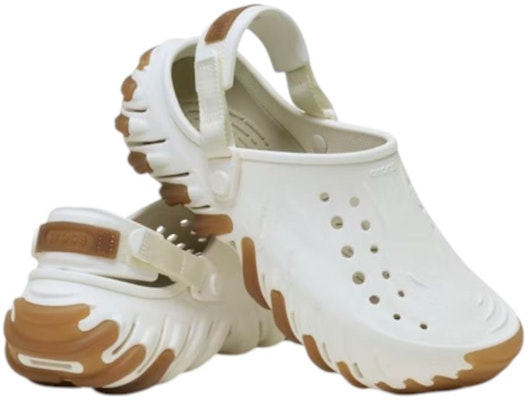 Crocs Echo RO Clog ''Gum - Chalk'' Kasut Selipar Trendy. 211675-0WV Shop Crocs Echo RO Clog ''Gum - Chalk'' Kasut Selipar Trendy. 211675-0WV