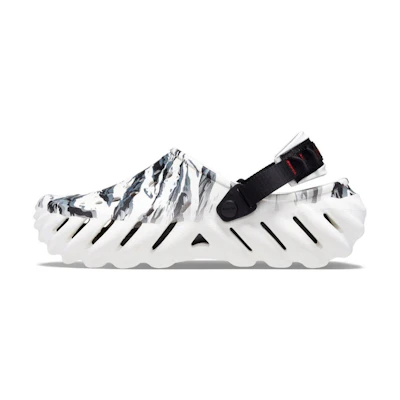 Crocs Echo Tiger Clog 'White Black'