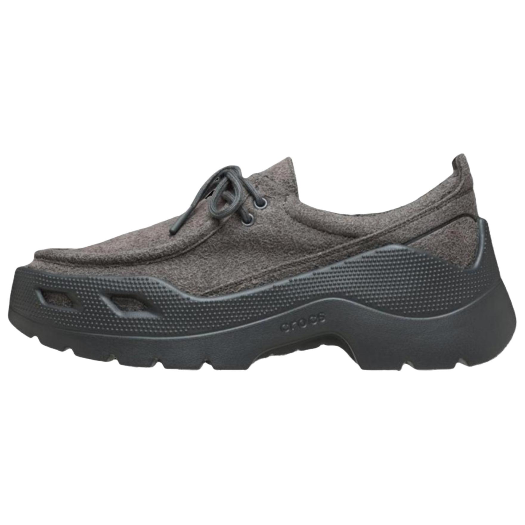 Crocs EXP Gallery Casual Comfort Low-Top Sneakers Black/Grey. 210640-0LD