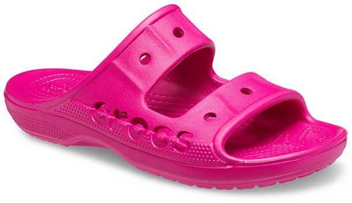 Crocs卡駱馳 時尚休閒拖鞋 男女同款 粉 Lookbook Crocs卡駱馳 時尚休閒拖鞋 男女同款 粉