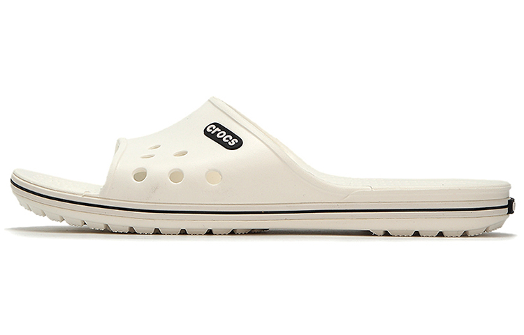 Crocs Fashion Casual White Slippers 'White Black' 204108-103