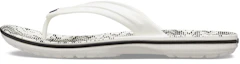 Buy Crocs Flip Flop 'White Black Wave Pattern' 206475-103