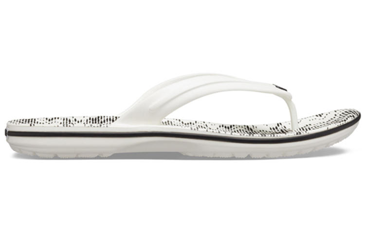 Order Crocs Flip Flop 'White Black Wave Pattern' 206475-103