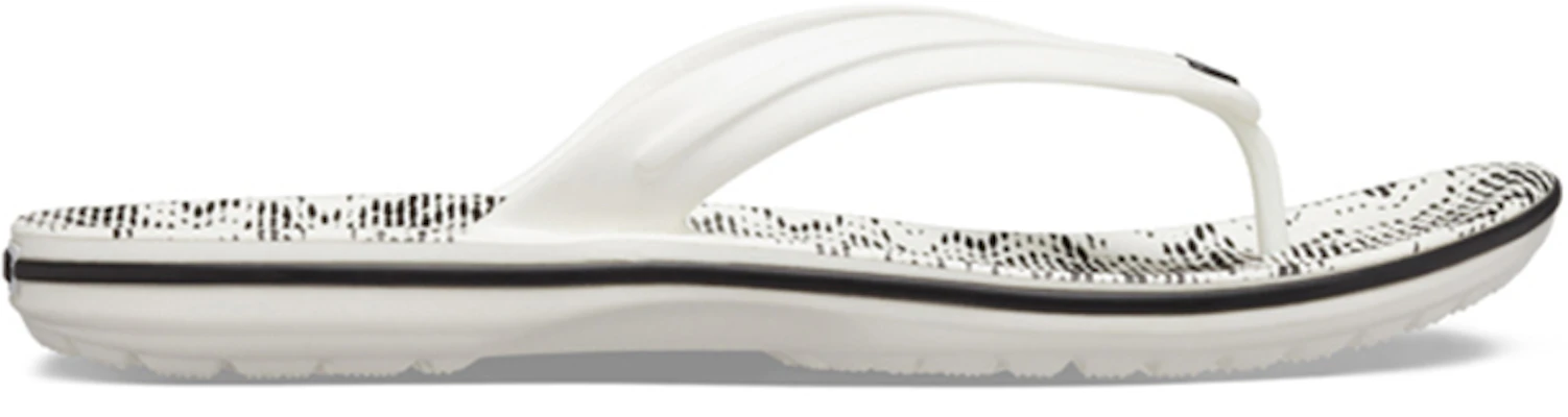 Crocs Flip Flop 'White Black Wave Pattern' 206475-103 Order Crocs Flip Flop 'White Black Wave Pattern' 206475-103
