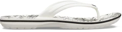 Order Crocs Flip Flop 'White Black Wave Pattern' 206475-103
