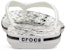 Crocs Selipar Jepun 'Corak Ombak Putih Hitam' 206475-103