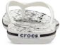 Details for Crocs Flip Flop 'White Black Wave Pattern' 206475-103