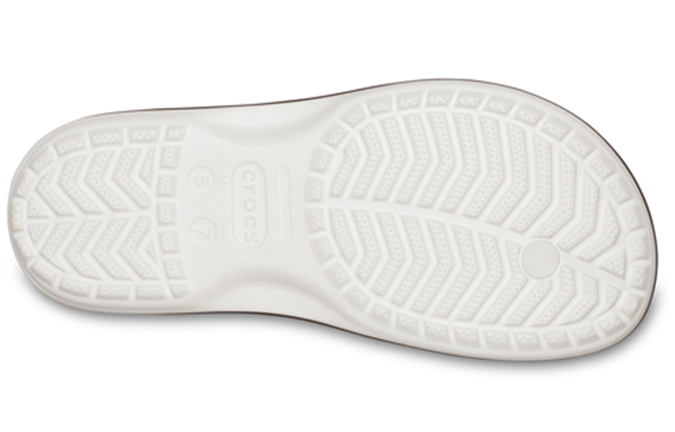 Sizing Crocs Flip Flop 'White Black Wave Pattern' 206475-103