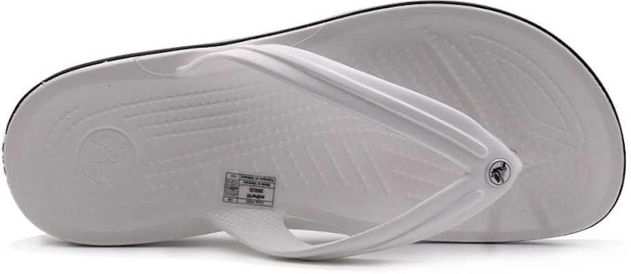Crocs Flip-Flops Slippers White Unisex 11033-100 Lookbook Crocs Flip-Flops Slippers White Unisex 11033-100
