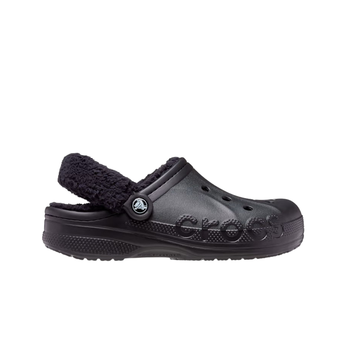 Crocs Fuzz Lined Clog 'Black' 206633-060