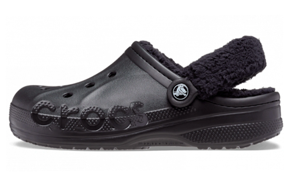Crocs Fuzz Lined Clog 'Black'