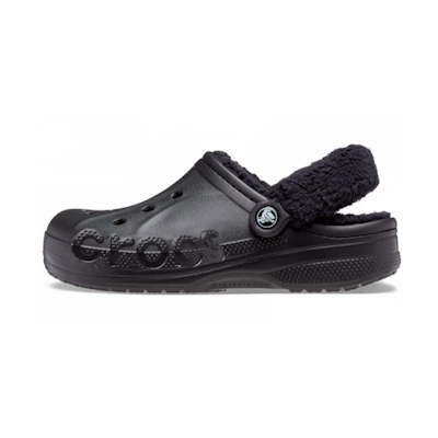 Crocs Fuzz Lined Clog 'Black'
