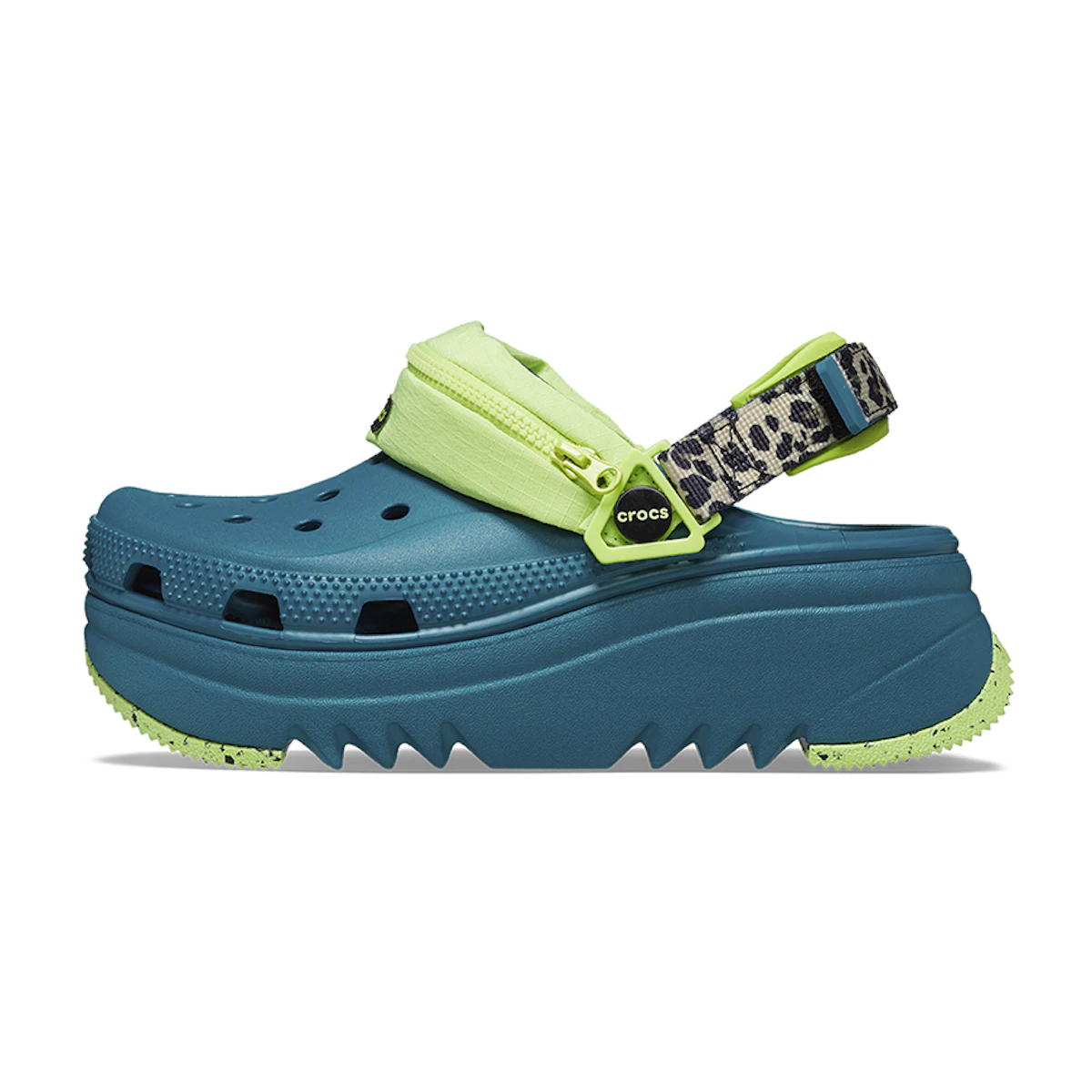 Buy Crocs Hiker Xscape Animal Print Clog 'Teal Green' 208605-9DB