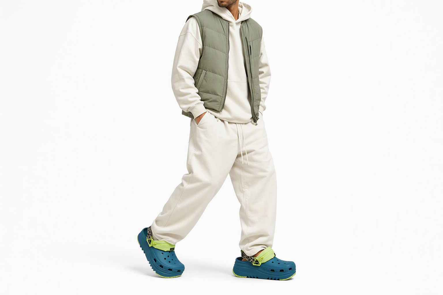 Order Crocs Hiker Xscape Sabot Imprimé Animal ''Vert Sarcelle'' 208605-9DB