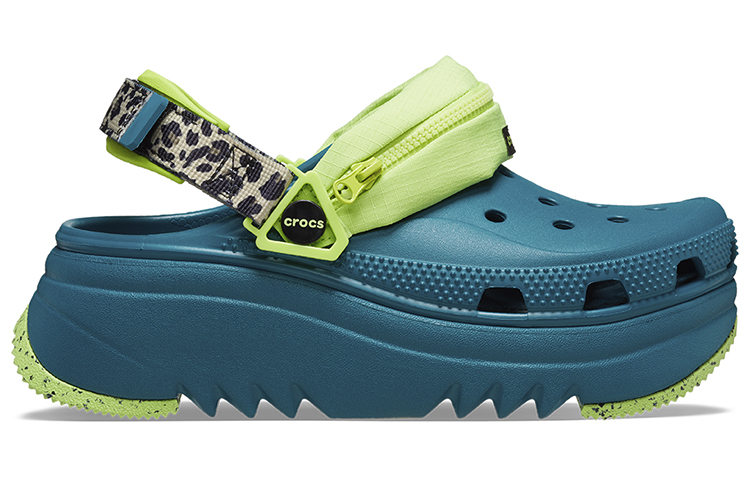 Shop Crocs Hiker Xscape Sabot Imprimé Animal ''Vert Sarcelle'' 208605-9DB