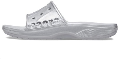 Crocs II Metallic Slides 'Silver' 209210-1FT Crocs II Metallic Slides 'Silver' 209210-1FT