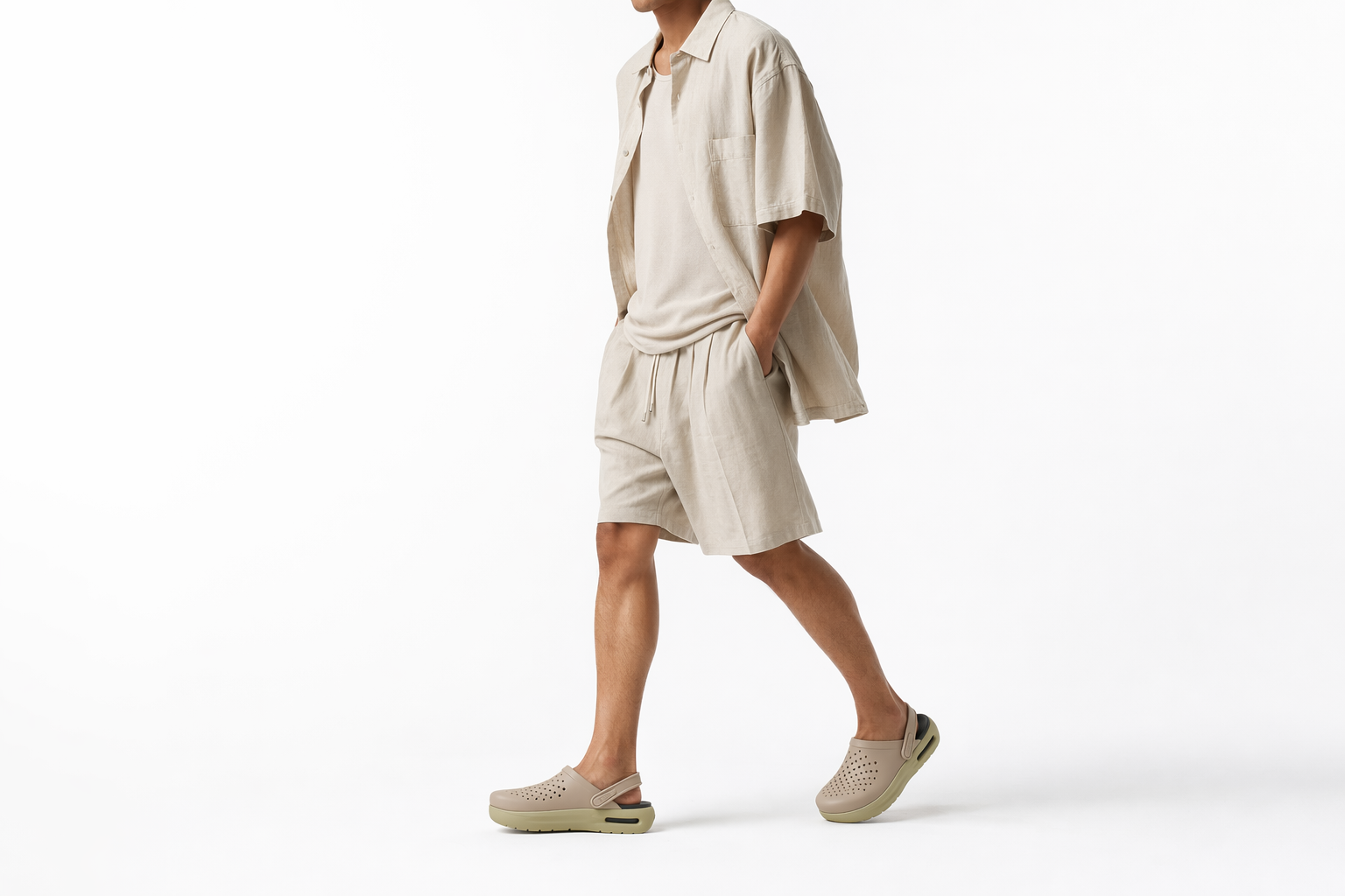 Order Crocs Inmotion Zoccoli Taupe 209964-214