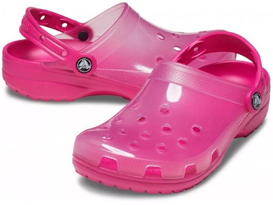 Crocs 果冻透视红色中性凉鞋 206908-6X0 Shop Crocs 果冻透视红色中性凉鞋 206908-6X0