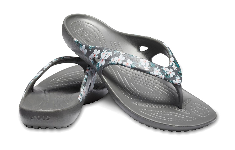 Shop Crocs Kadee II Flip 'Light Grey Comfort' 205635-98G
