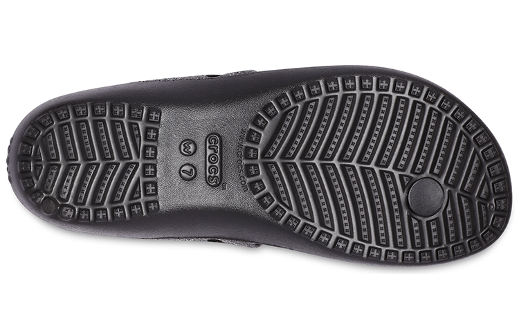 Sizing Crocs Kadee II Light Cozy Chanclas Unisex Negras 207314-001