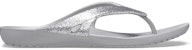 Crocs Kadee II Selipar Sukan Minimalis Uniseks Perak Cozy 207314-040