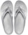 Crocs Kadee II Selipar Sukan Minimalis Uniseks Perak Cozy 207314-040