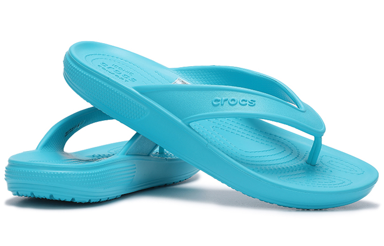 Shop Crocs Kadee Ligera Cómoda Chanclas Casual para Exterior Azul Cielo 206119-4SL