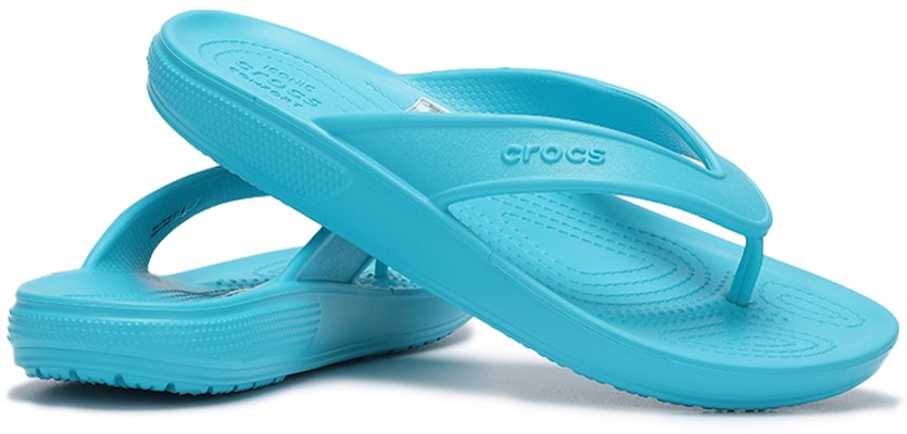 Crocs Kadee Ringan Selesa Kasual Flip-Flops Biru Langit 206119-4SL Shop Crocs Kadee Ringan Selesa Kasual Flip-Flops Biru Langit 206119-4SL