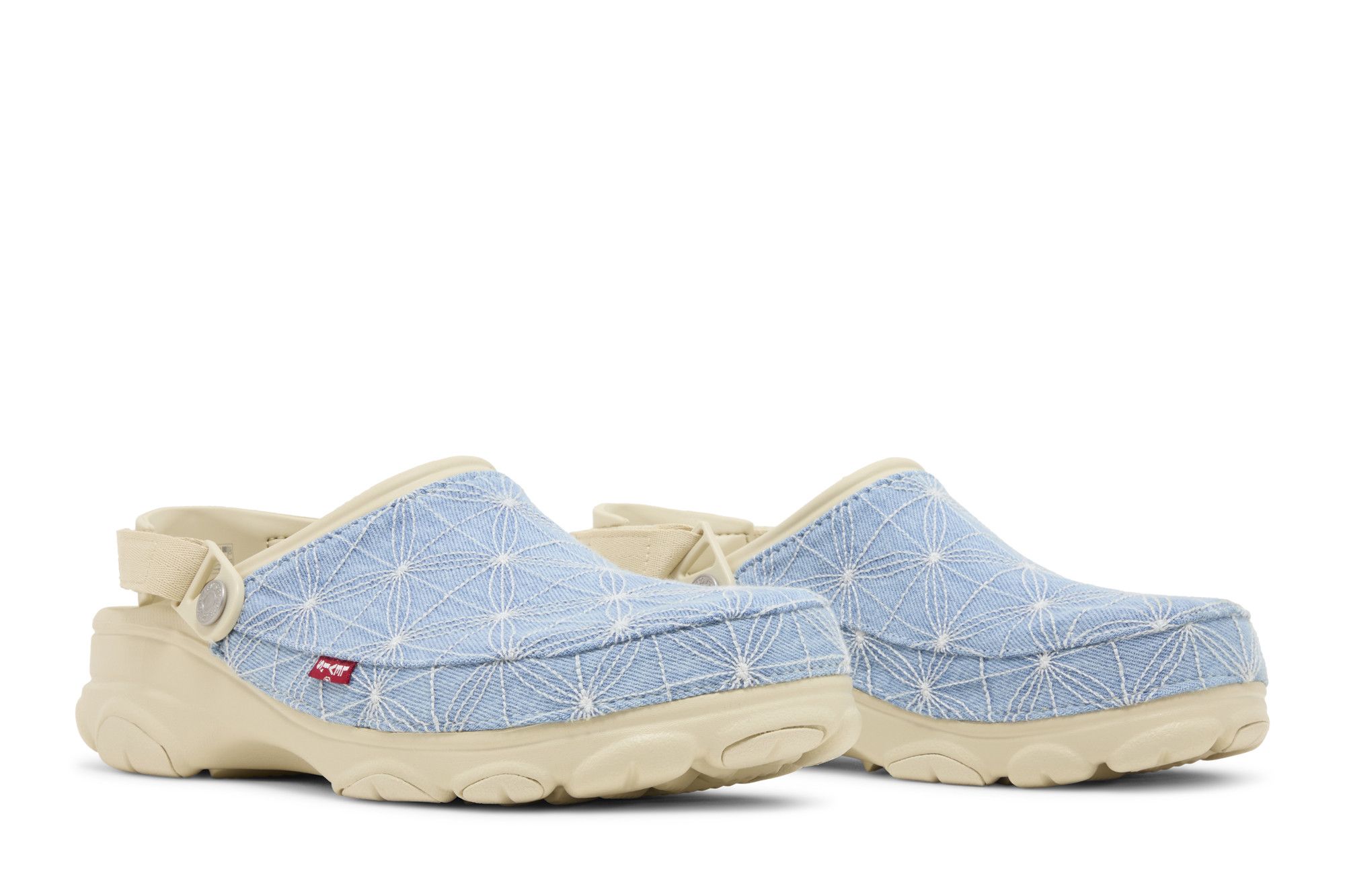 Cheap Crocs Levi''s x Classic All-Terrain Clog ''Sashiko - Blu Osso'' 208917-2Y2