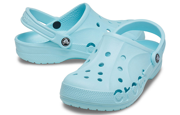 Crocs Lightweight Wear-Resistant Beach Sports Unisex Tiffany Blue Sandals 圖 4
