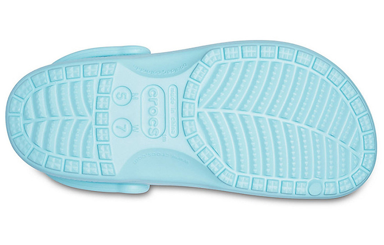 Crocs Lightweight Wear-Resistant Beach Sports Unisex Tiffany Blue Sandals 圖 7
