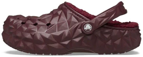 Crocs Lined Geometric Clogs 'Dark Cherry' 210069-6WD Crocs Lined Geometric Clogs 'Dark Cherry' 210069-6WD