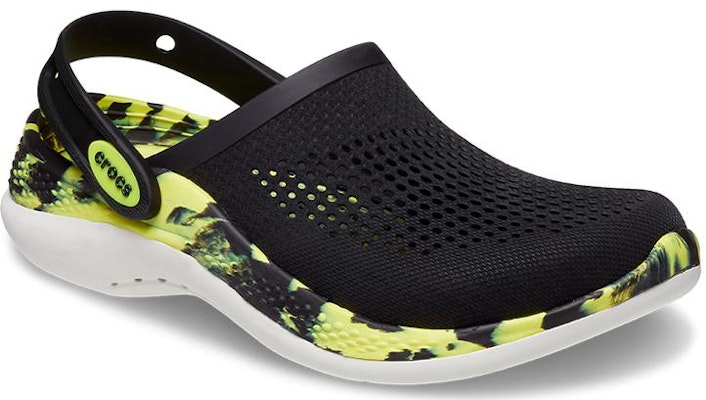 Crocs卡駱馳 LiteRide360 閃電鞋 大理石紋克駱格沙灘洞洞涼鞋 男女同款 黑 Lookbook Crocs卡駱馳 LiteRide360 閃電鞋 大理石紋克駱格沙灘洞洞涼鞋 男女同款 黑