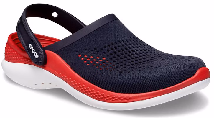 Crocs卡駱馳 LiteRide360 閃電 輕盈舒適運動涼鞋 男女同款 藍紅 Lookbook Crocs卡駱馳 LiteRide360 閃電 輕盈舒適運動涼鞋 男女同款 藍紅